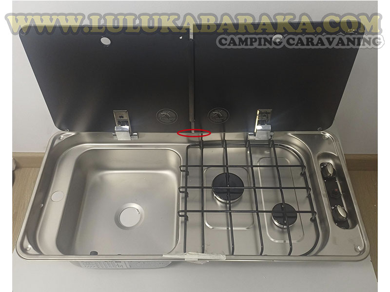 Cocina Fregadero CAN 2 fuegos FL1402 (RASTRO)